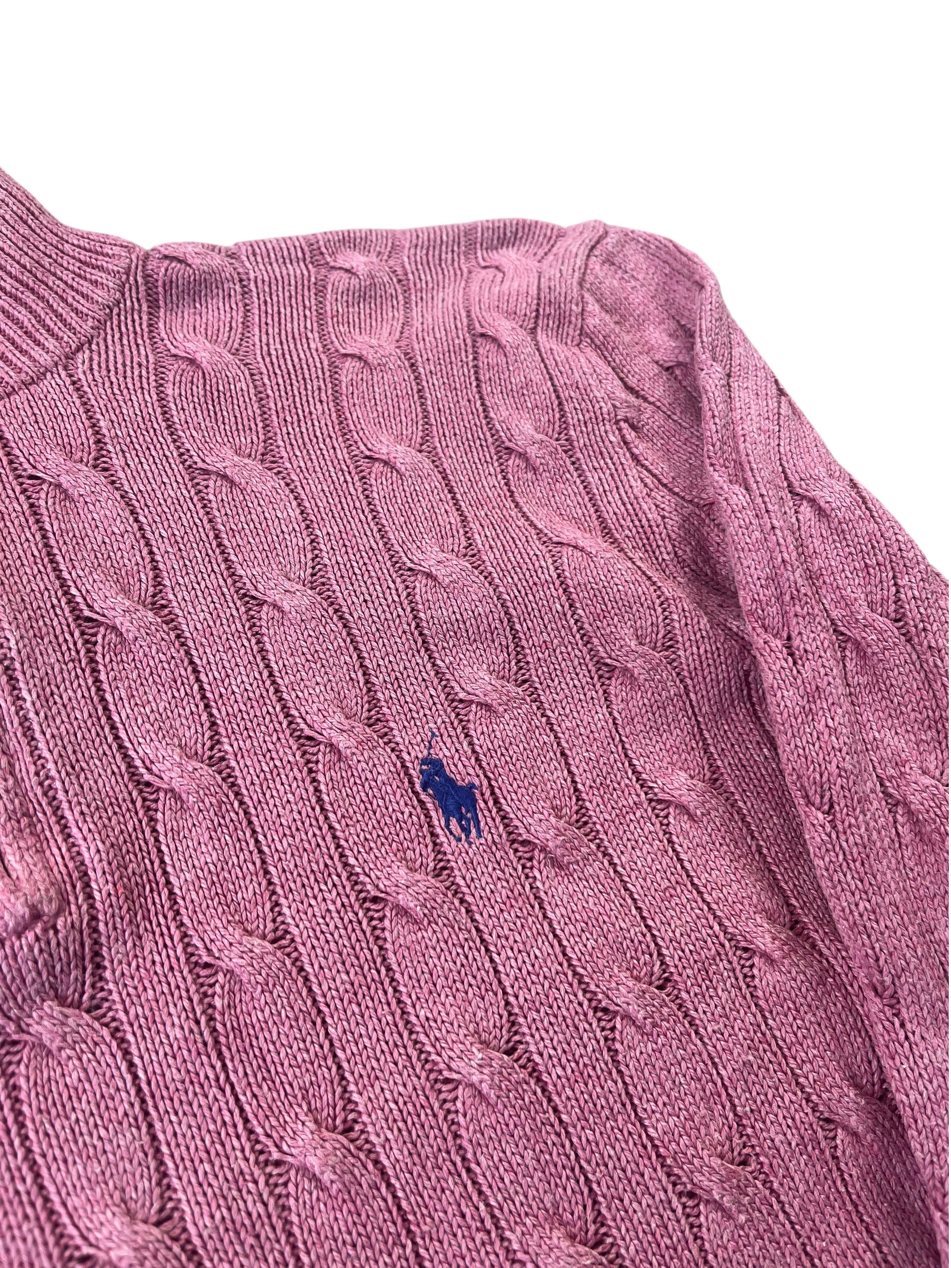 1/4 zip Torsadé RL Homme (M)