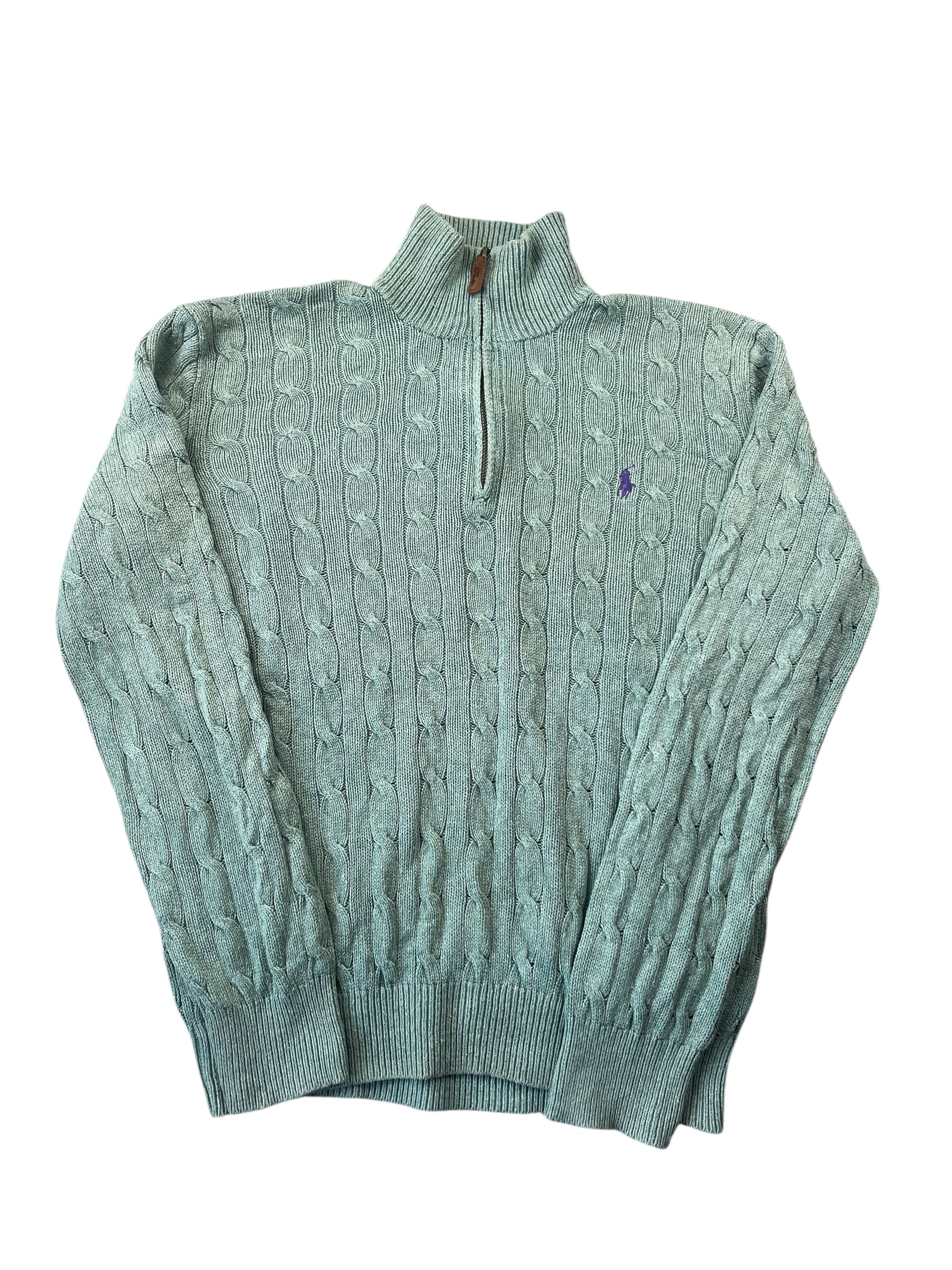 1/4 zip Torsadé RL Homme (M)