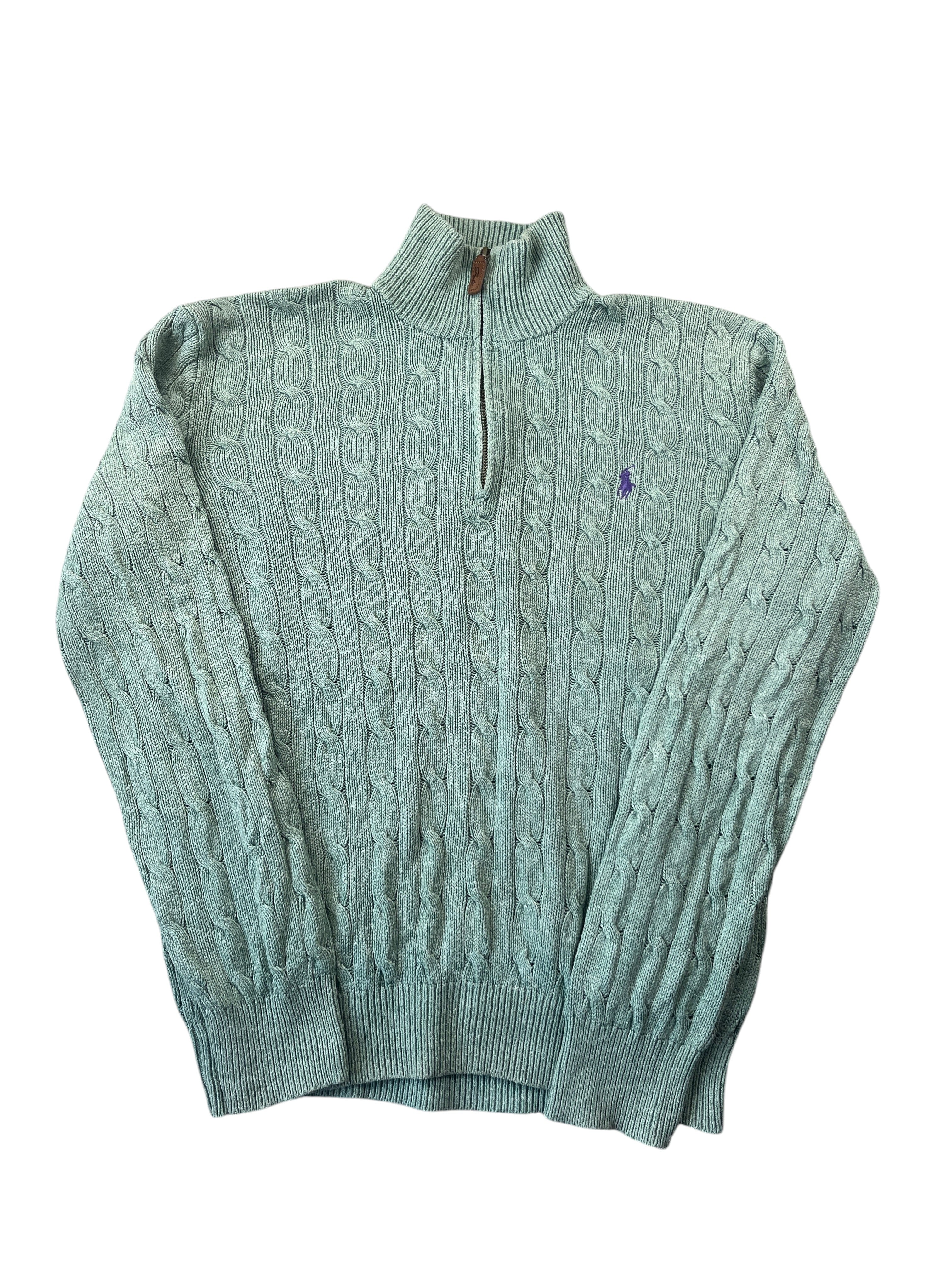 1/4 zip Torsadé RL Homme (M)