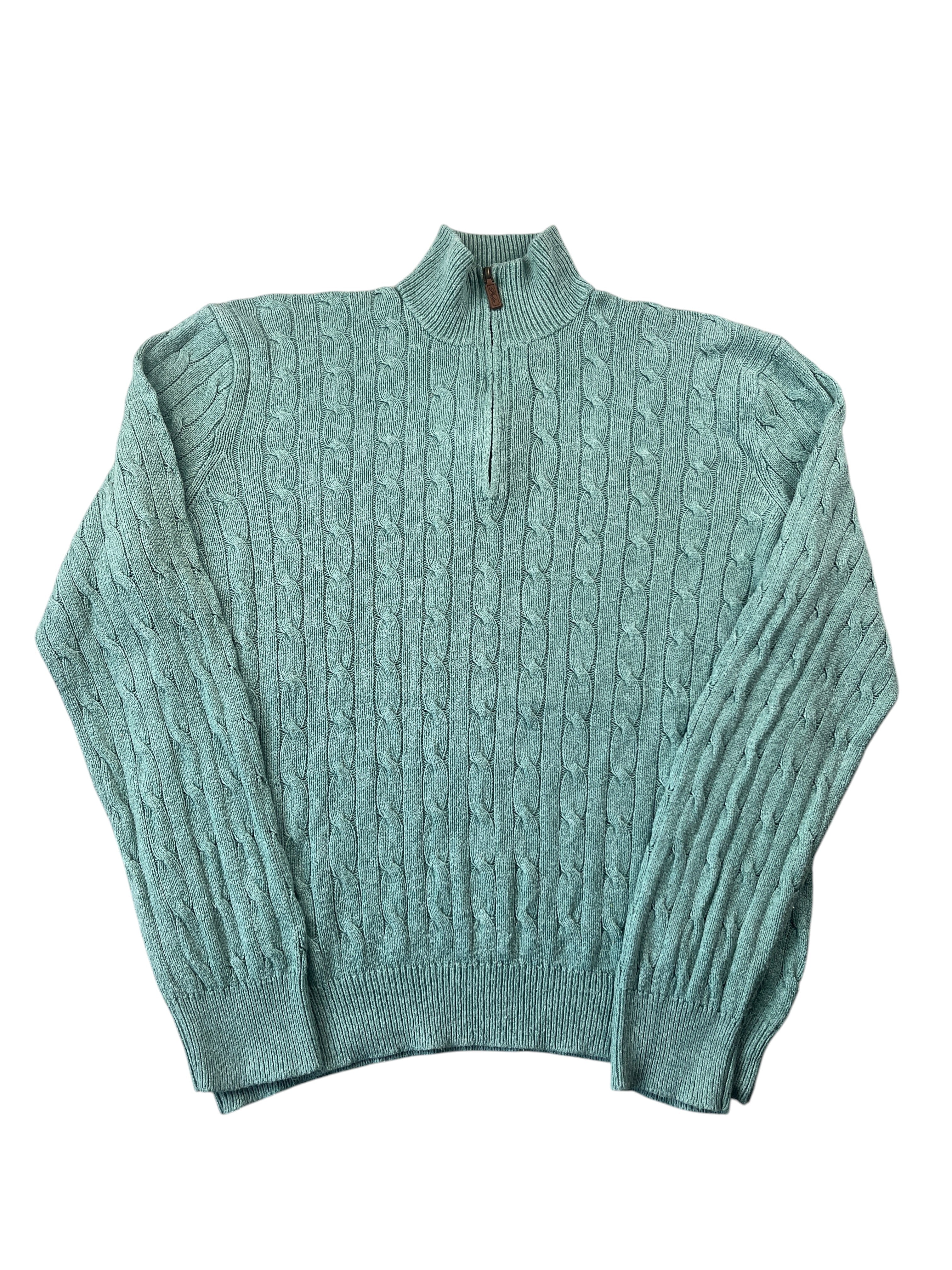 1/4 zip Torsadé RL Homme (XL)